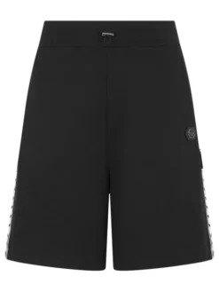 PHILIPP PLEIN Szorty sportowe 30549 Czarny Jogger Fit