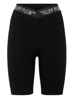 PHILIPP PLEIN Szorty sportowe 1001 Czarny Active Fit