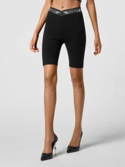 PHILIPP PLEIN Szorty sportowe 1001 Czarny Active Fit