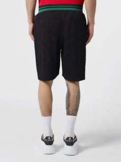 PHILIPP PLEIN Szorty sportowe 30620 Czarny Jogger Fit