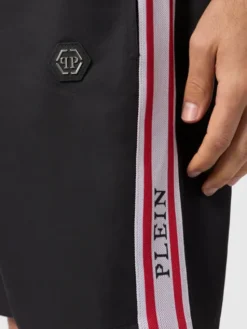 PHILIPP PLEIN Szorty sportowe 31124 Czarny Jogger Fit