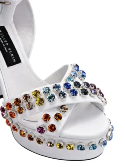 PHILIPP PLEIN Szpilki 1751 Biały
