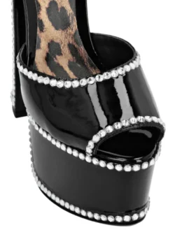PHILIPP PLEIN Szpilki 15581 Czarny