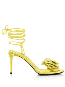 PHILIPP PLEIN Szpilki 30689 Żółty