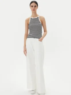 Pieces Top Jane 17155477 Czarny Slim Fit