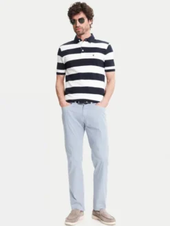 Pierre Cardin Spodnie materiałowe C3 34540.4023 Błękitny Tapered Fit