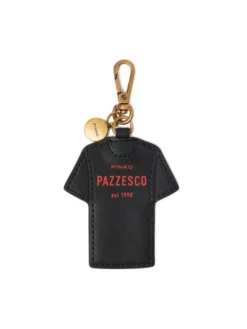 PINKO Brelok Charm T-Shirt Pinko Pazzesco Microfibra AI 25-26 PCPL 105864 A31U Czarny