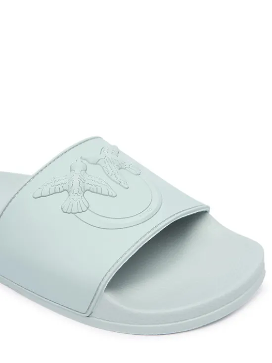 PINKO Klapki SS0093 E027 E72 Niebieski jasny