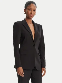 PINKO Marynarka 104903 A24C Czarny Regular Fit
