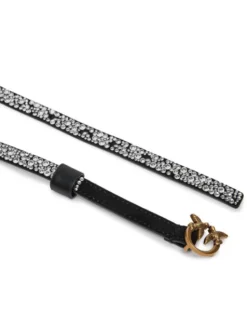 PINKO Pasek Damski Love Berry H1 Belt PE 24 PLT01 102148 A159 Czarny