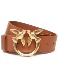 PINKO Pasek Damski Love Berry Simply Waist Belt PE 21 PLT01 1H20VX Y6XF Brązowy