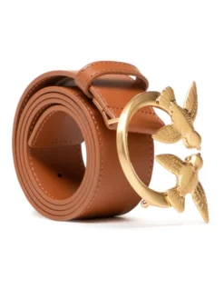 PINKO Pasek Damski Love Berry Simply Waist Belt PE 21 PLT01 1H20VX Y6XF Brązowy