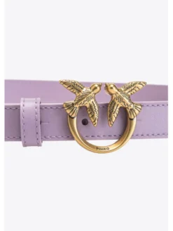 PINKO Pasek Męski PINKO Cintura Donna Love berry 100143-A0F1 Y13Q Viola Złoty