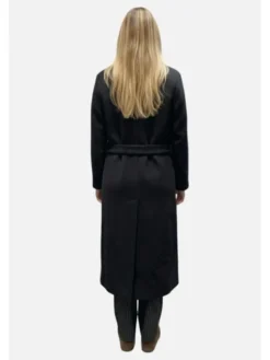 PINKO Płaszcz wełniany Campana Czarny Regular Fit