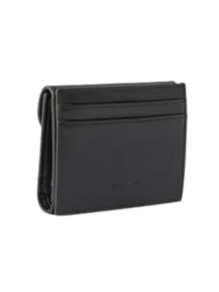 PINKO Portfel SADDLE WALLET VITELLO MORBIDO Czarny