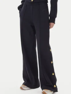 PINKO Spodnie dresowe Pasticciato 105649 A2TC Granatowy Regular Fit