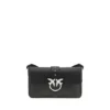 PINKO Torebka Black Leather Shoulder Czarny