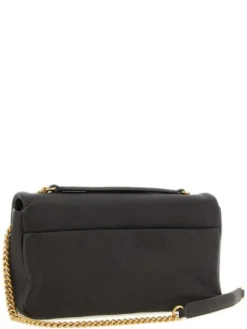 PINKO Torebka Brown Lamb Leather Shoulder Brązowy