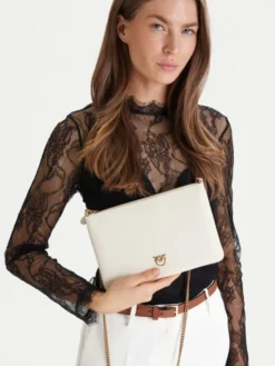 PINKO Torebka Flat Classic PE 23 PCPL 100455 A0F1 Écru