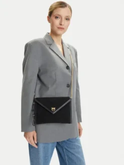 PINKO Torebka Flat Purse Handle AI 25-26 PCPL 104820 A2JH Czarny