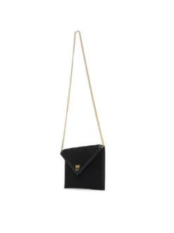 PINKO Torebka Flat Purse Handle AI 25-26 PCPL 104820 A2JH Czarny