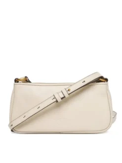 PINKO Torebka Half Moon Baguette Mini AI 25-26 PLTT 105069 A0QO Kremowy