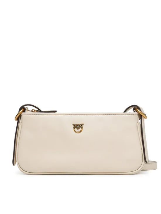 PINKO Torebka Half Moon Baguette Mini AI 25-26 PLTT 105069 A0QO Kremowy
