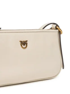 PINKO Torebka Half Moon Baguette Mini AI 25-26 PLTT 105069 A0QO Kremowy