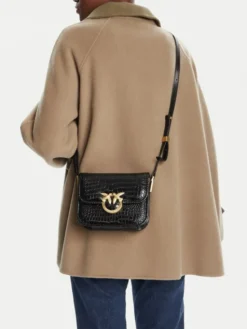 PINKO Torebka Love Box Bag Fl Mini AI 25-26 PLTT 104297 A2OH Czarny