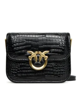 PINKO Torebka Love Box Bag Fl Mini AI 25-26 PLTT 104297 A2OH Czarny