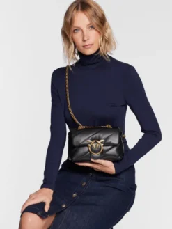 PINKO Torebka Love Mini Puff Cl PE 23 PLTT 100039 A0F2 Czarny
