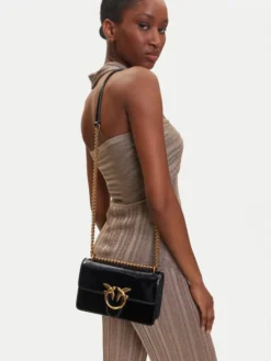 PINKO Torebka Love One Mini Dc PE 25 PLTT 100074 A1VE Czarny