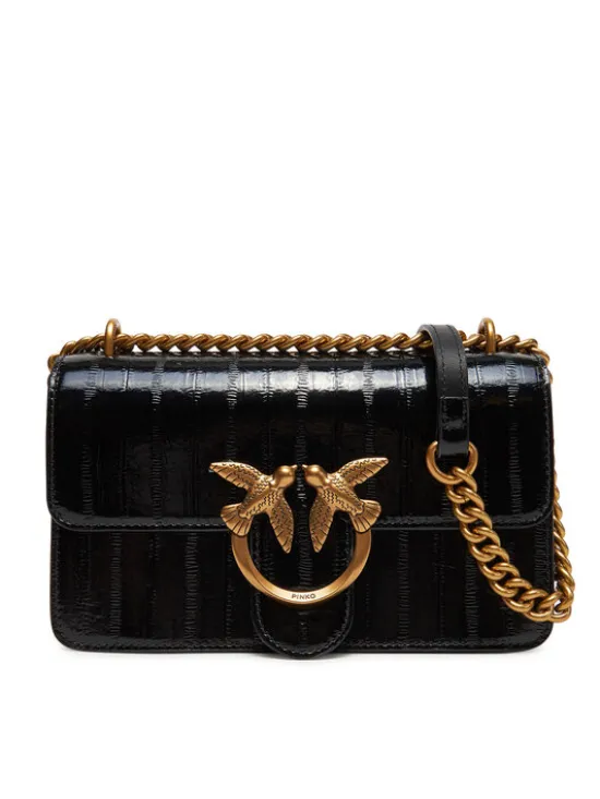 PINKO Torebka Love One Mini Dc PE 25 PLTT 100074 A1VE Czarny