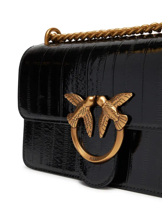 PINKO Torebka Love One Mini Dc PE 25 PLTT 100074 A1VE Czarny