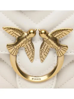 PINKO Torebka Love One Mini Dc PE 23 PLTT 100074 A0GK Biały