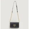 PINKO Torebka LOVE ONE SLOUCHY CL STUDS SMAL Czarny