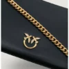 PINKO Torebka NEW HORIZONTAL FLAT VITELLO SE Czarny