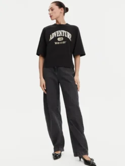 PINKO T-Shirt Niamey 104604 A2CS Czarny Regular Fit