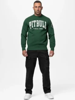 PITBULL Bluza NORTON Zielony Regular Fit
