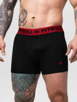 PITBULL Bokserki TAPE COLOR Czarny