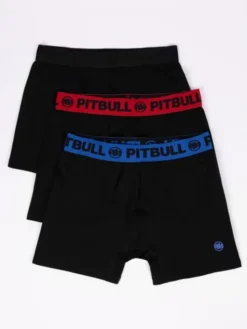 PITBULL Bokserki TAPE COLOR Czarny
