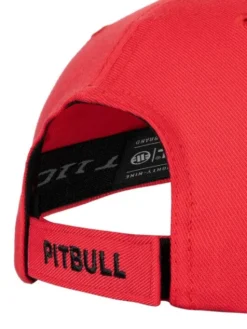 PITBULL Czapka z daszkiem ATHLETIC Czerwony