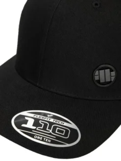 PITBULL Czapka z daszkiem Czapka Snapback 3D Metal Logo uniwersalny Czarny