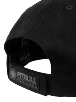 PITBULL Czapka z daszkiem Czapka Snapback 3D Metal Logo uniwersalny Czarny