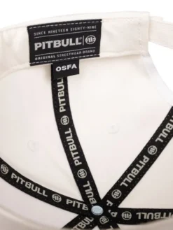 PITBULL Czapka z daszkiem Czapka Snapback Youth Small logo uniwersalny Biały