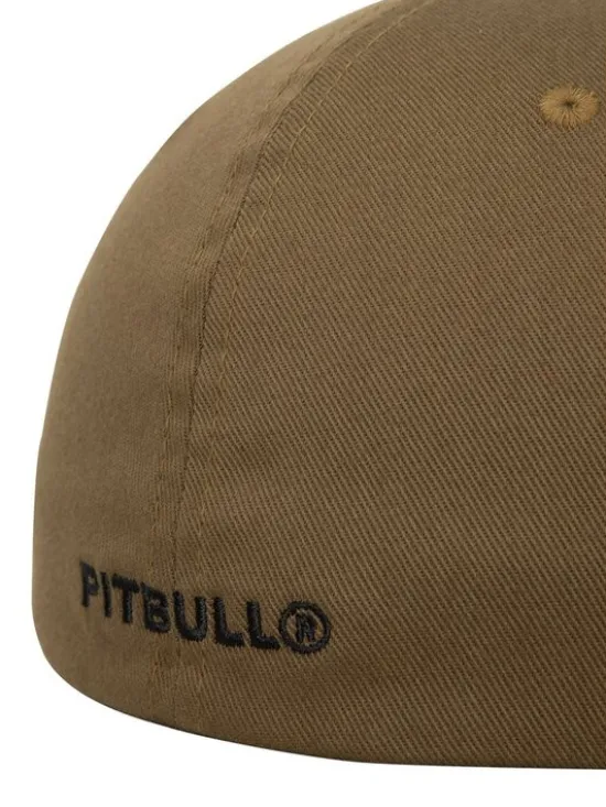PITBULL Czapka z daszkiem 3D LOGO Brązowy
