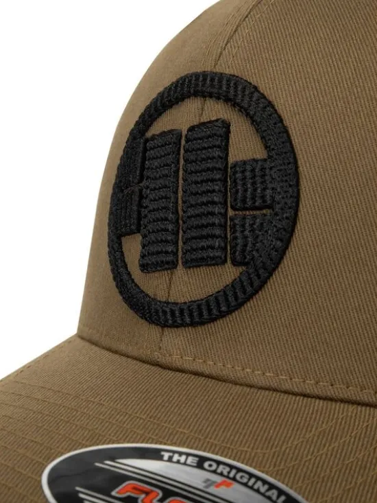 PITBULL Czapka z daszkiem 3D LOGO Brązowy