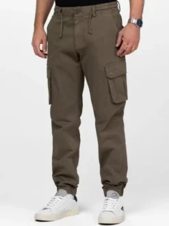 PITBULL Jeansy PROCTOR Zielony ciemny Regular Fit