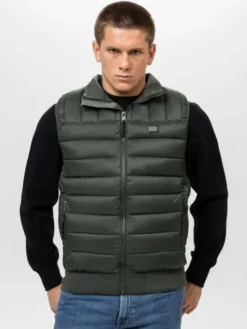 PITBULL Kamizelka GRANGER II Zielony Regular Fit