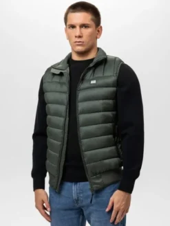 PITBULL Kamizelka GRANGER II Zielony Regular Fit